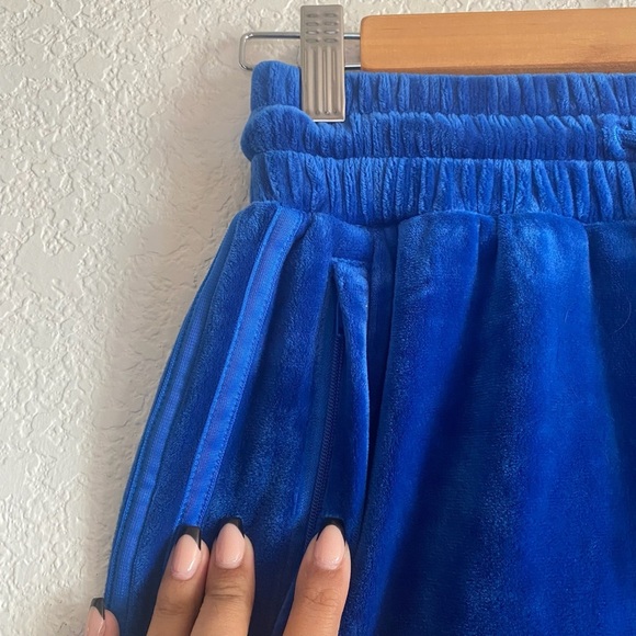 ADIDAS X JEREMY SCOTT SKIRT BLUE VELOUR Size XS - Picture 3 of 7